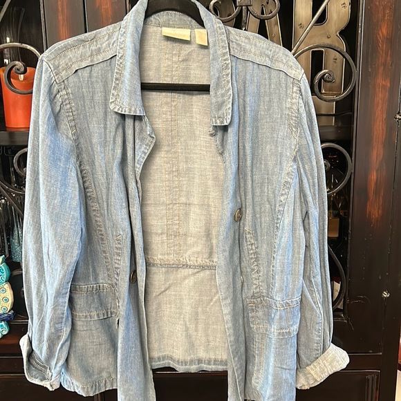 Chico's Jackets & Blazers - Chicos light weight denim jacket